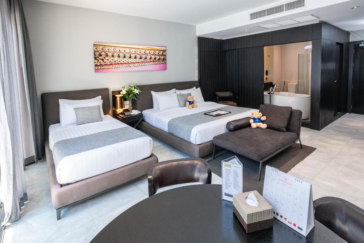S Ratchada Leisure Hotel - Sha Plus Bangkok Eksteriør bilde Deluxe Family Suite